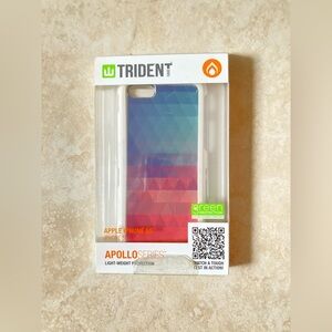 *BRAND NEW* Trident iPhone 5 & 5s Blue and Red Ombré Case Diamond Shape Patterns
